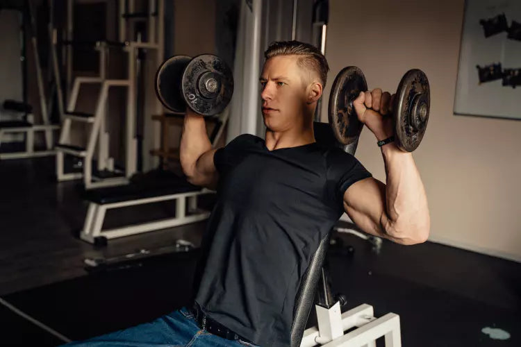 Shoulder Presses with Weight