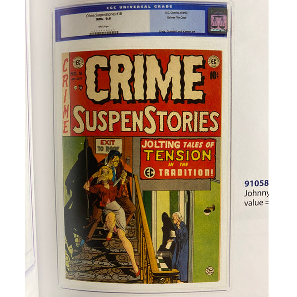 crime suspenStories #18 CGC 9.6