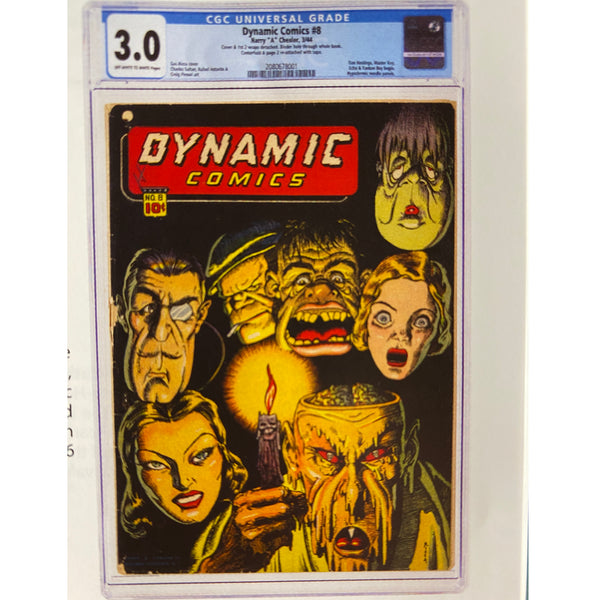 Dynamic Comics 8 CGC 3.0