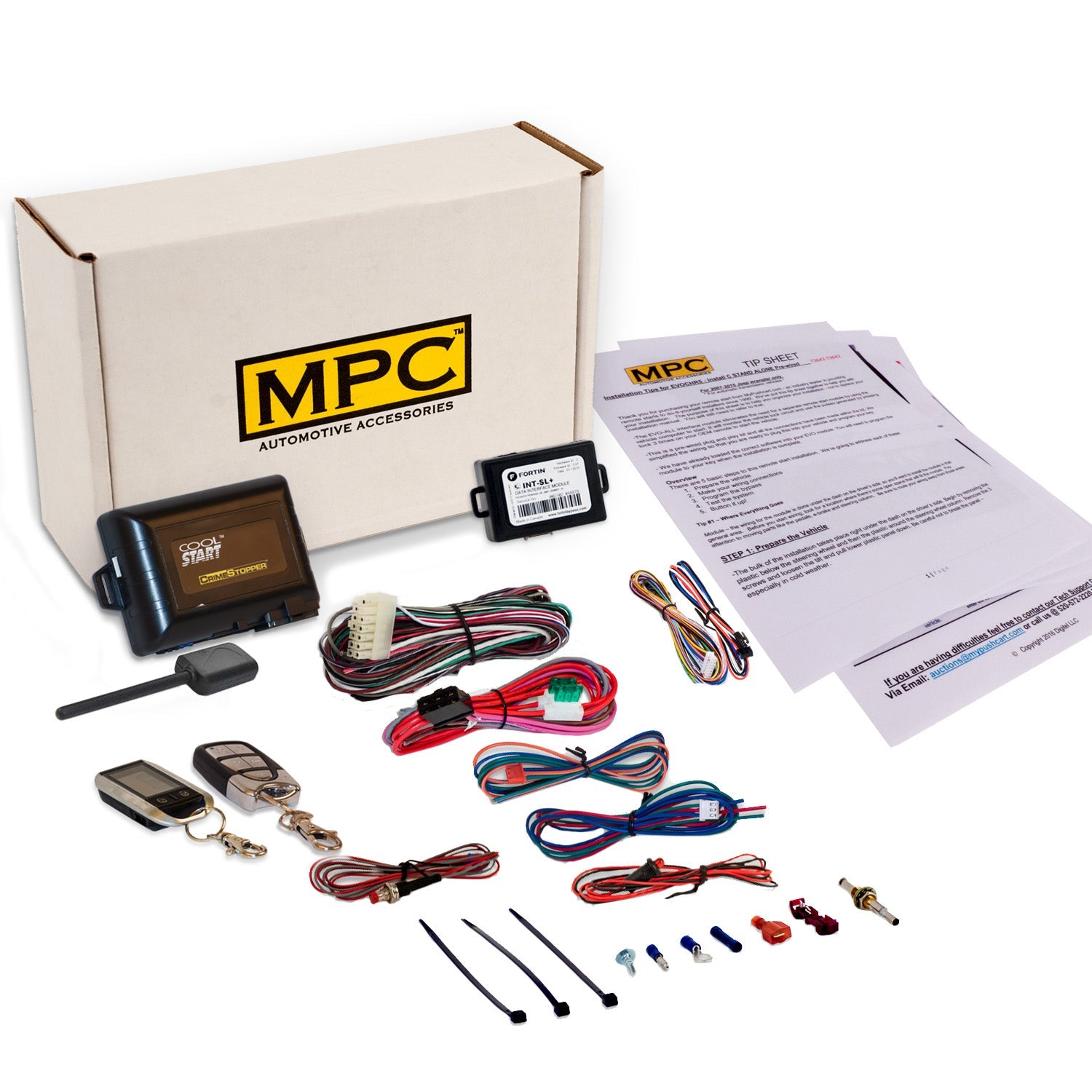 2-Way LCD Remote Starter For 1998-2002 Chevrolet Express Cargo Gas -Key-to-Start