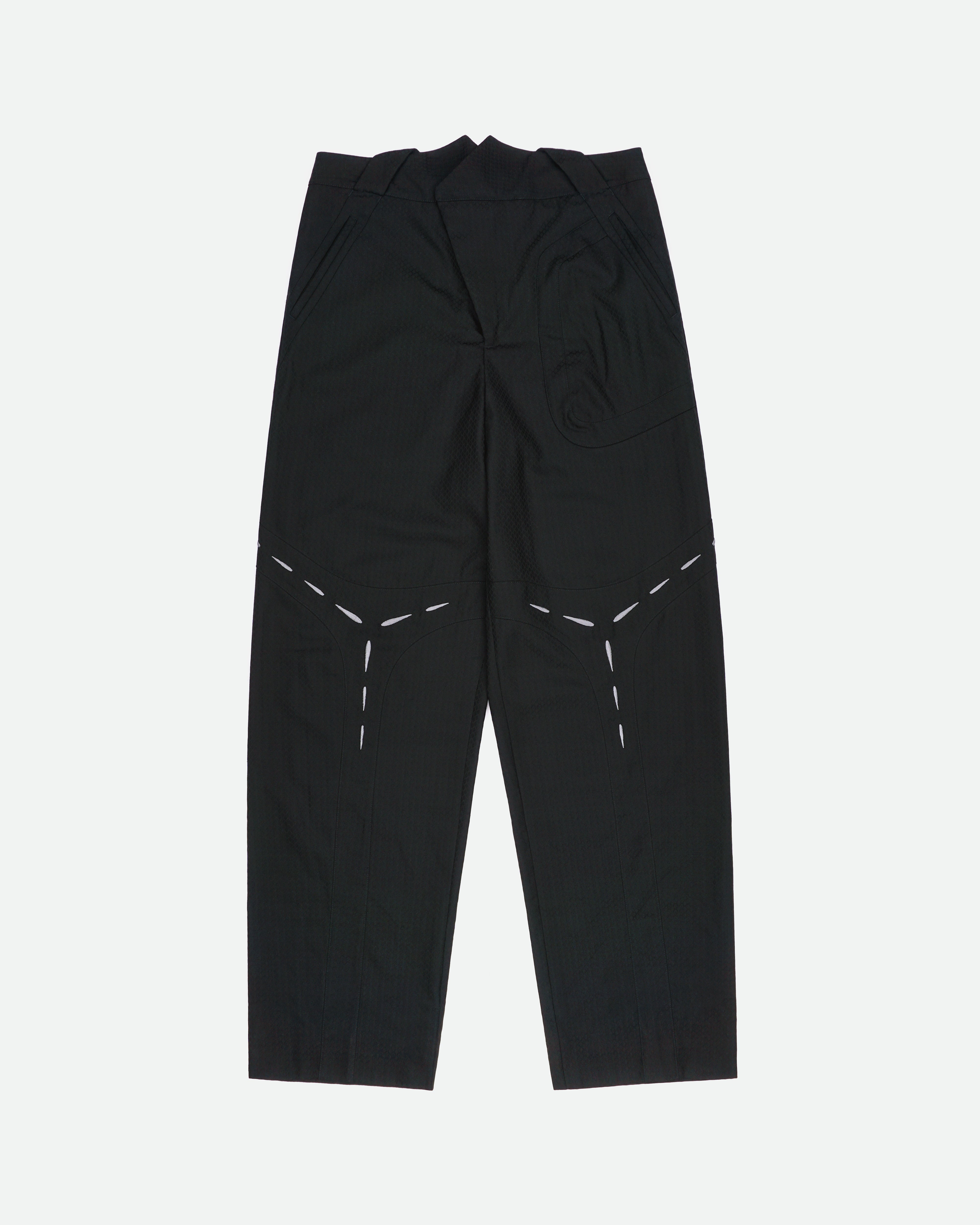 Kiko Kostadinov 0009 Klees Embroidery Trousers – opening act.