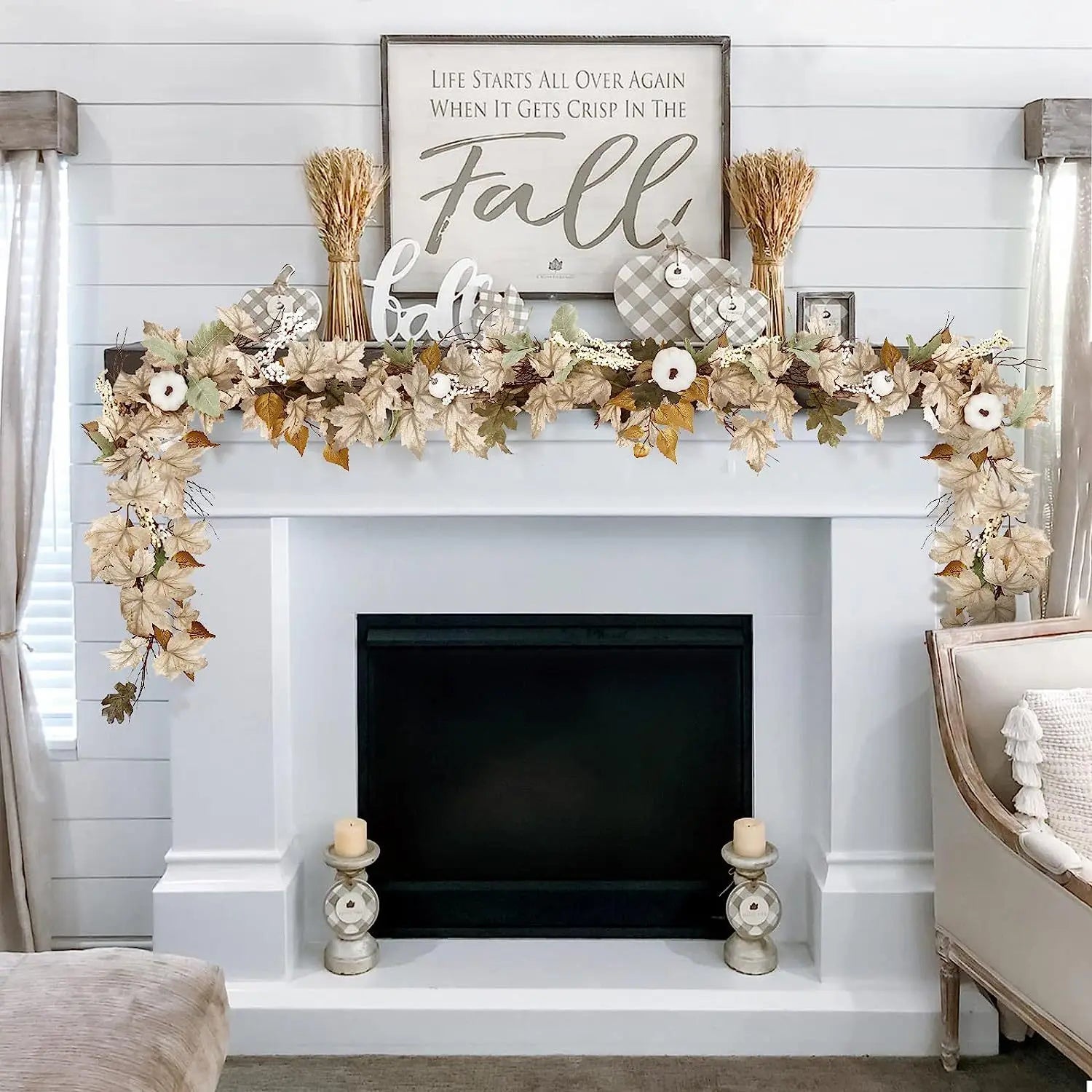 Fall Maples Leaf Garland