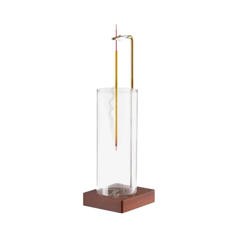 Square Glass Incense Burner