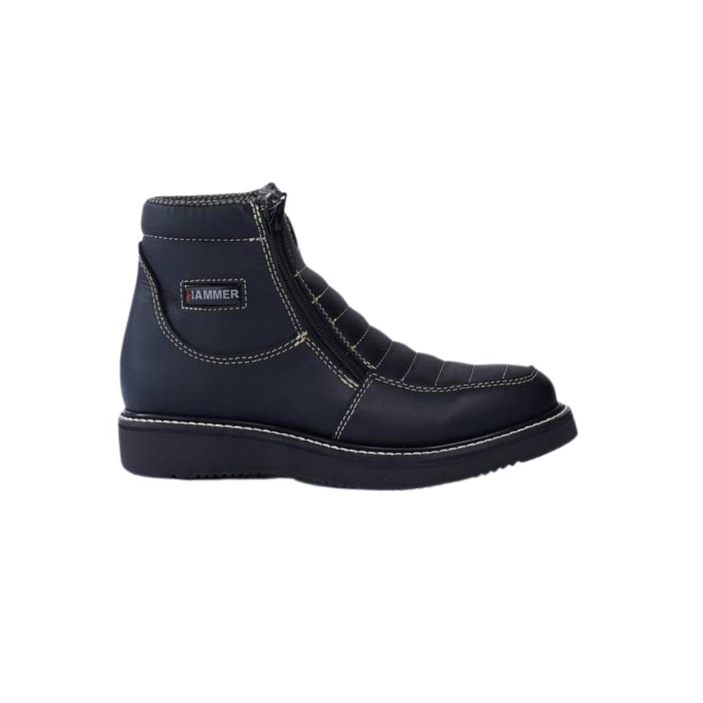 Black Short Boots Zipper | Botas de Trabajo para Hombre Boots – ArlesShoes