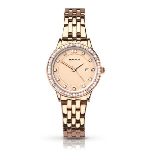 gold diamante watch