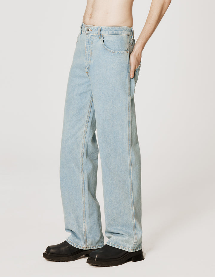 Wide Leg Jeans True Blue ‐ ECKHAUS LATTA