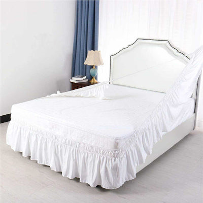 Divine Bedding 100% Egyptian Cotton 600-TC- Ruffle Skirt Bedspread