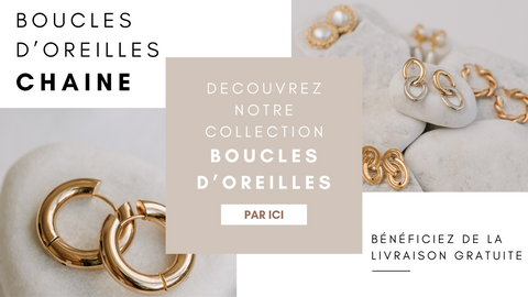 boucle d'oreilles chaine