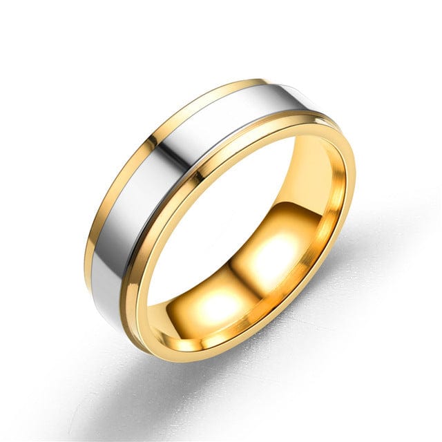 Bague mariage or argent homme