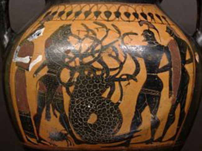 dragon grec vase