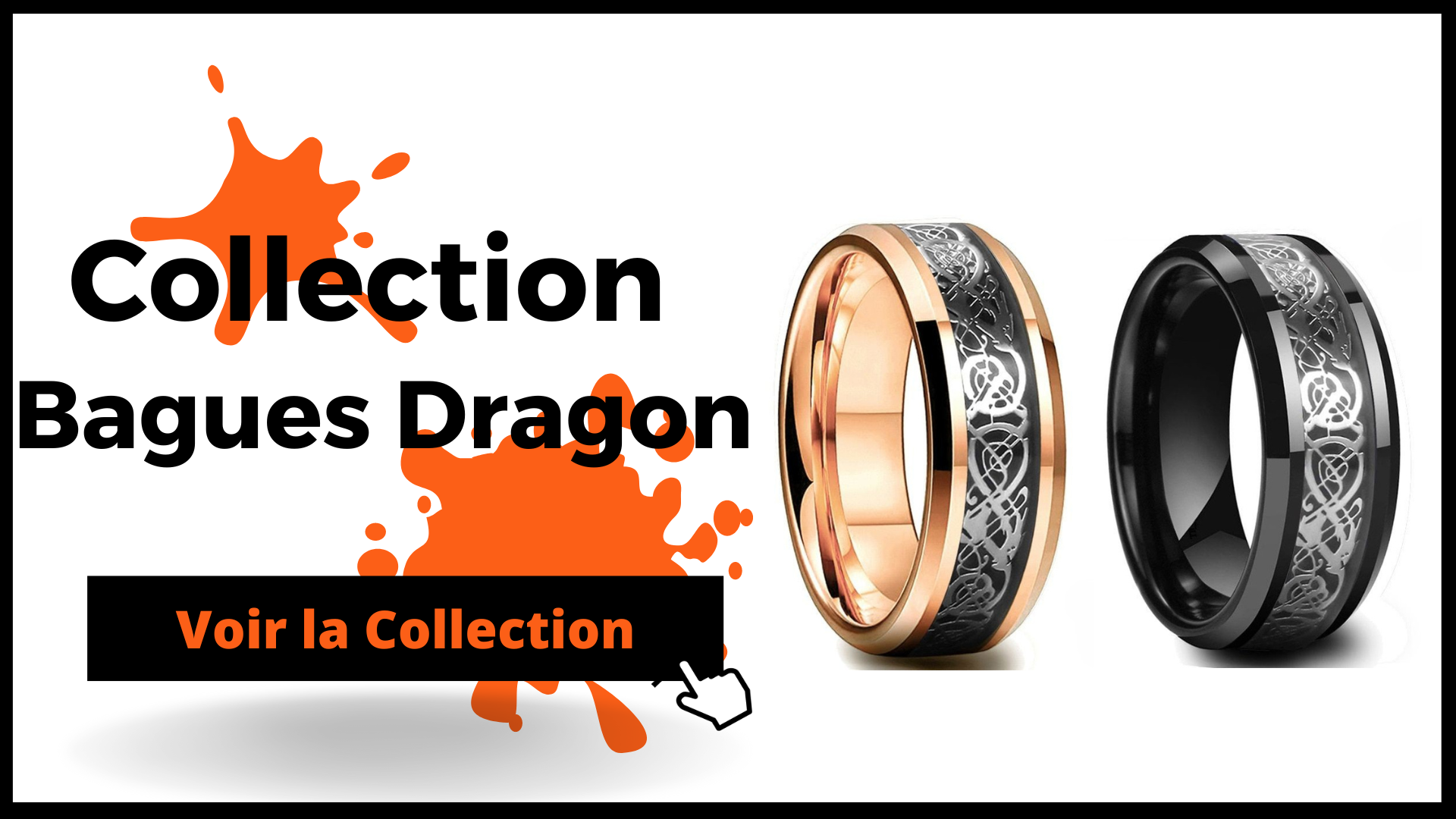 collection bagues dragon