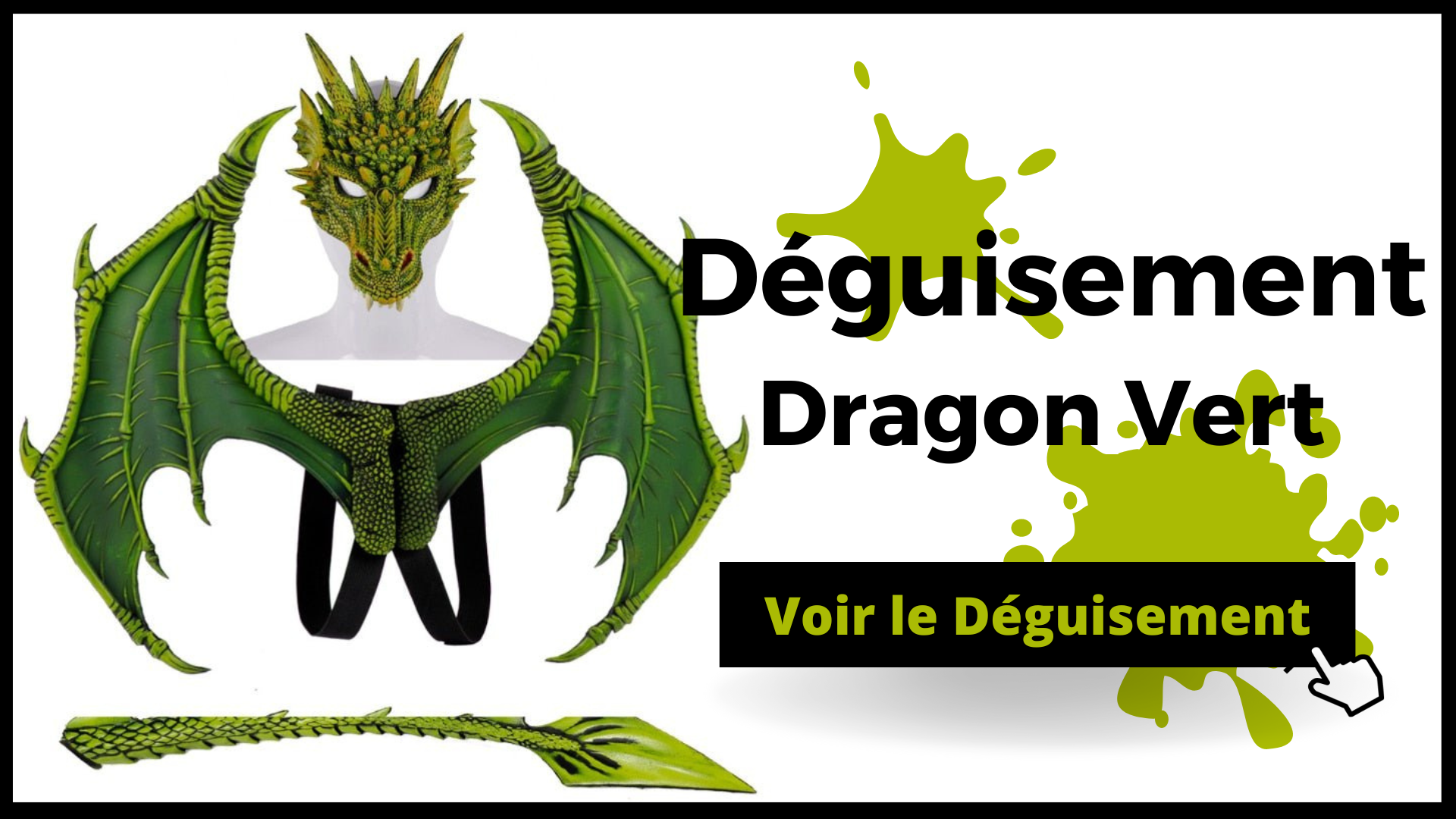 Déguisement Dragon Vert
