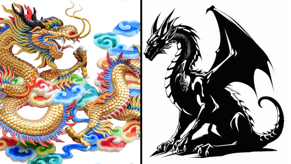 dragon chinois et européen