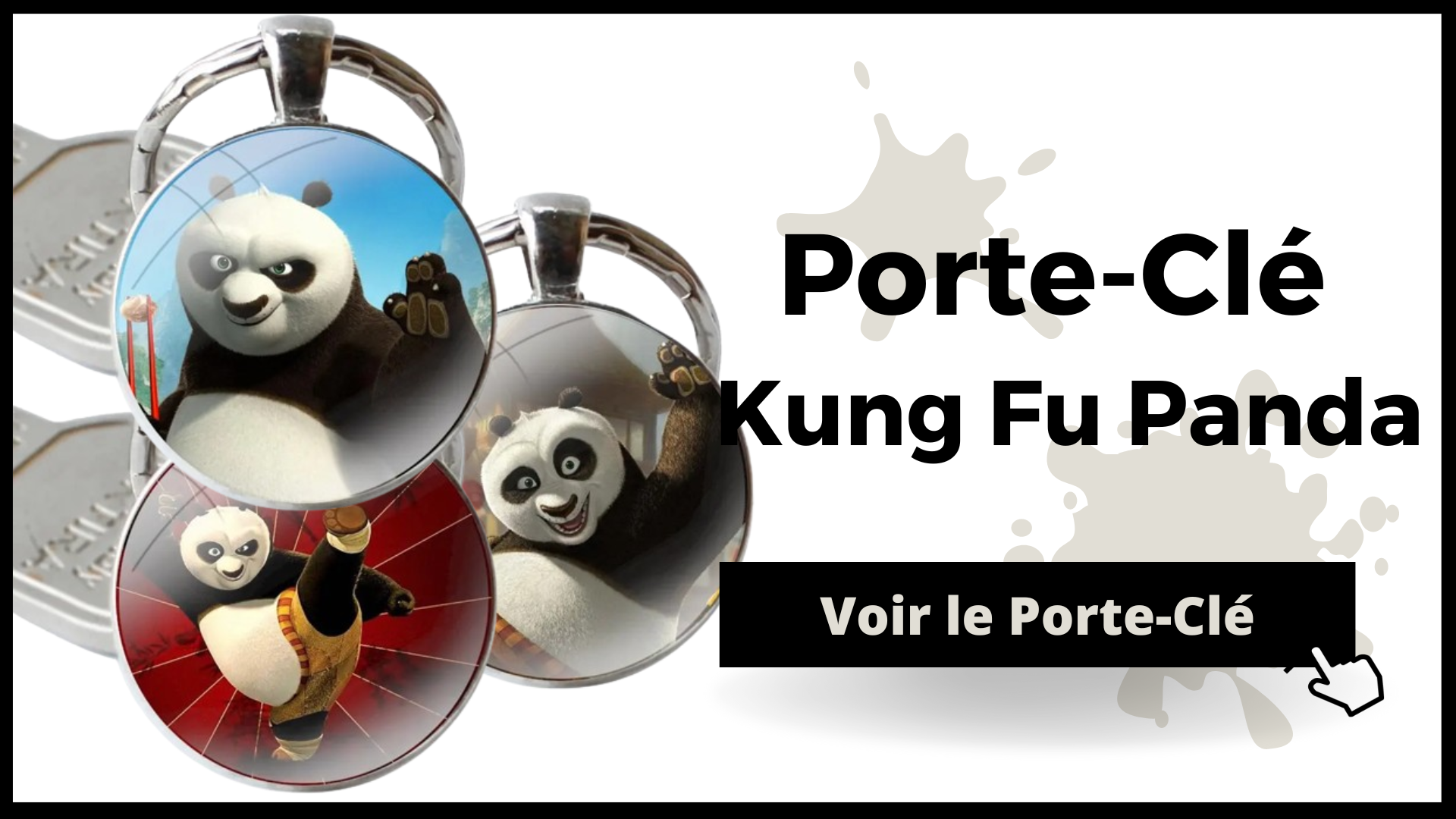 Porte Cle Kung Fu Panda