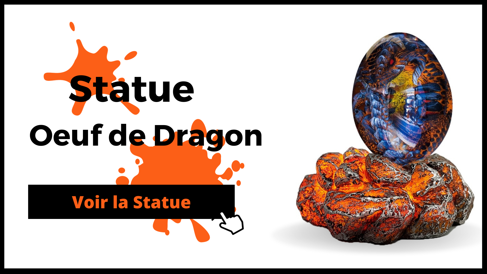 statue oeuf de dragon