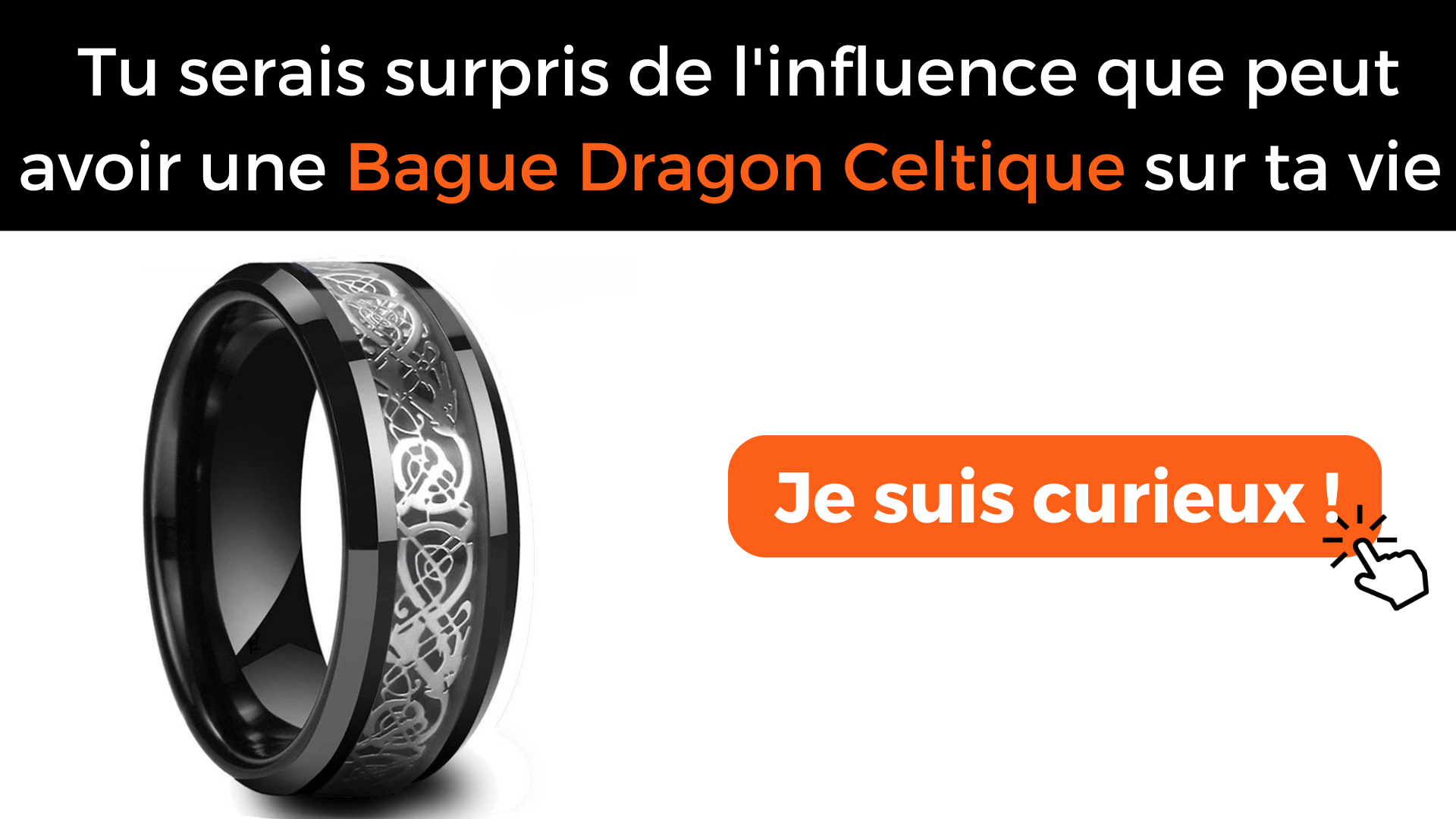 Bague Dragon Celtique