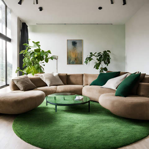 green living room