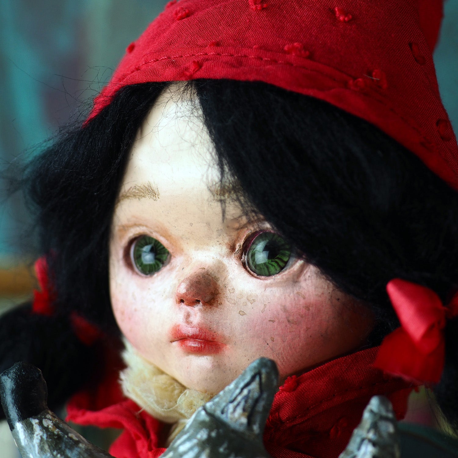 Little red riding hood art doll by Danita. Handmade original toy doll ...