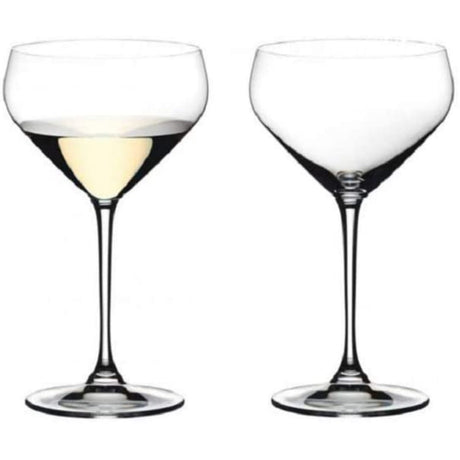 Riedel Veritas Crystal Moscato and Coupe Glass - 2 pack