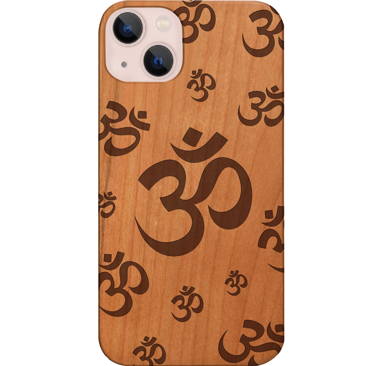Om Pattern - Engraved Phone Case
