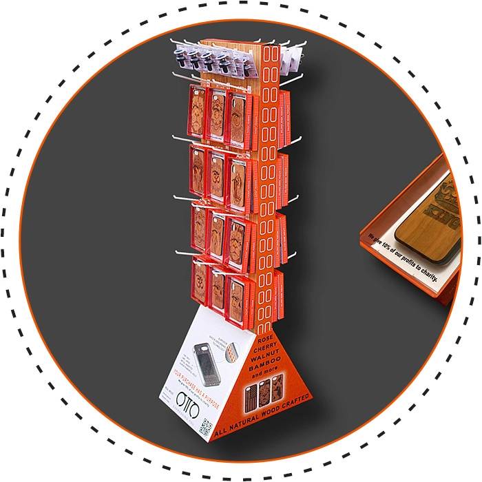 wholesale-wood-phone-cases-stand-alone-display