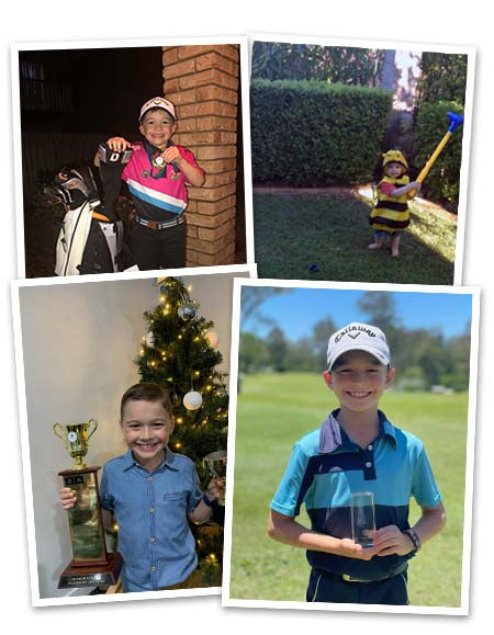 Oscar Simpson - Medals of The Month - Junior Golf