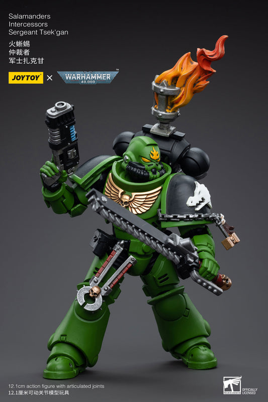 JOYTOY 118 Warhammer 40,000 Action Figure Salamanders Eradicators Brother TKren Collection Model