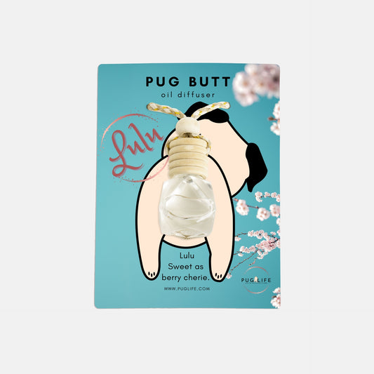Pug Butt Hanging Essential Oil Diffusers for Car, Home, or Travel