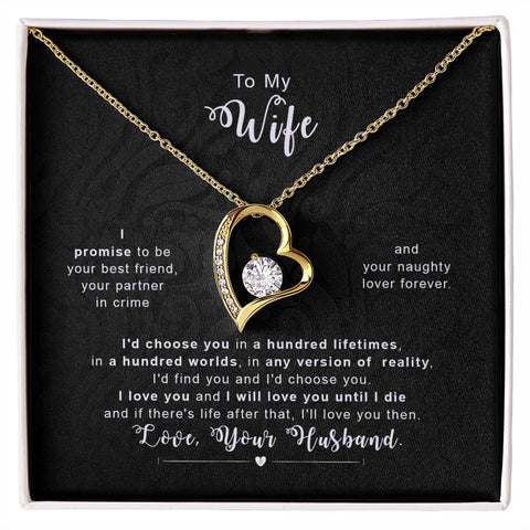 Wedding Vows: Promise Necklace for My Wife on Her Wedding Day