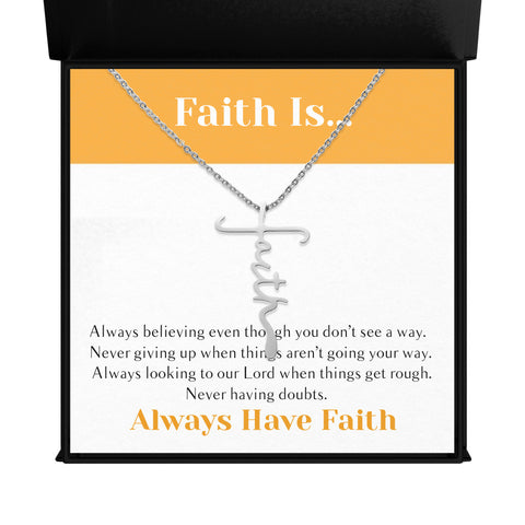 Faith Forever - Faith Cross Necklace