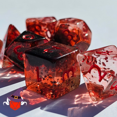 Tabletop Dominion UK Mortal Wounds Soft Edge Dice Set Featured on White Background