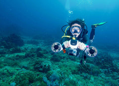 Sublue WhiteShark Mix Underwater Scooter for scuba diving.