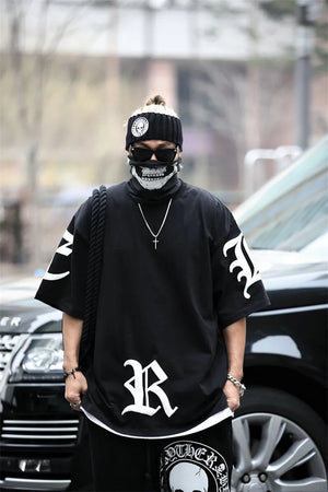 2022 Summer New Men's Shirt Casual Cotton Fitness T-Shirt Men Bodybuilding Short Sleeve Fashion Hip hop Street Clothing - Ellenworkz