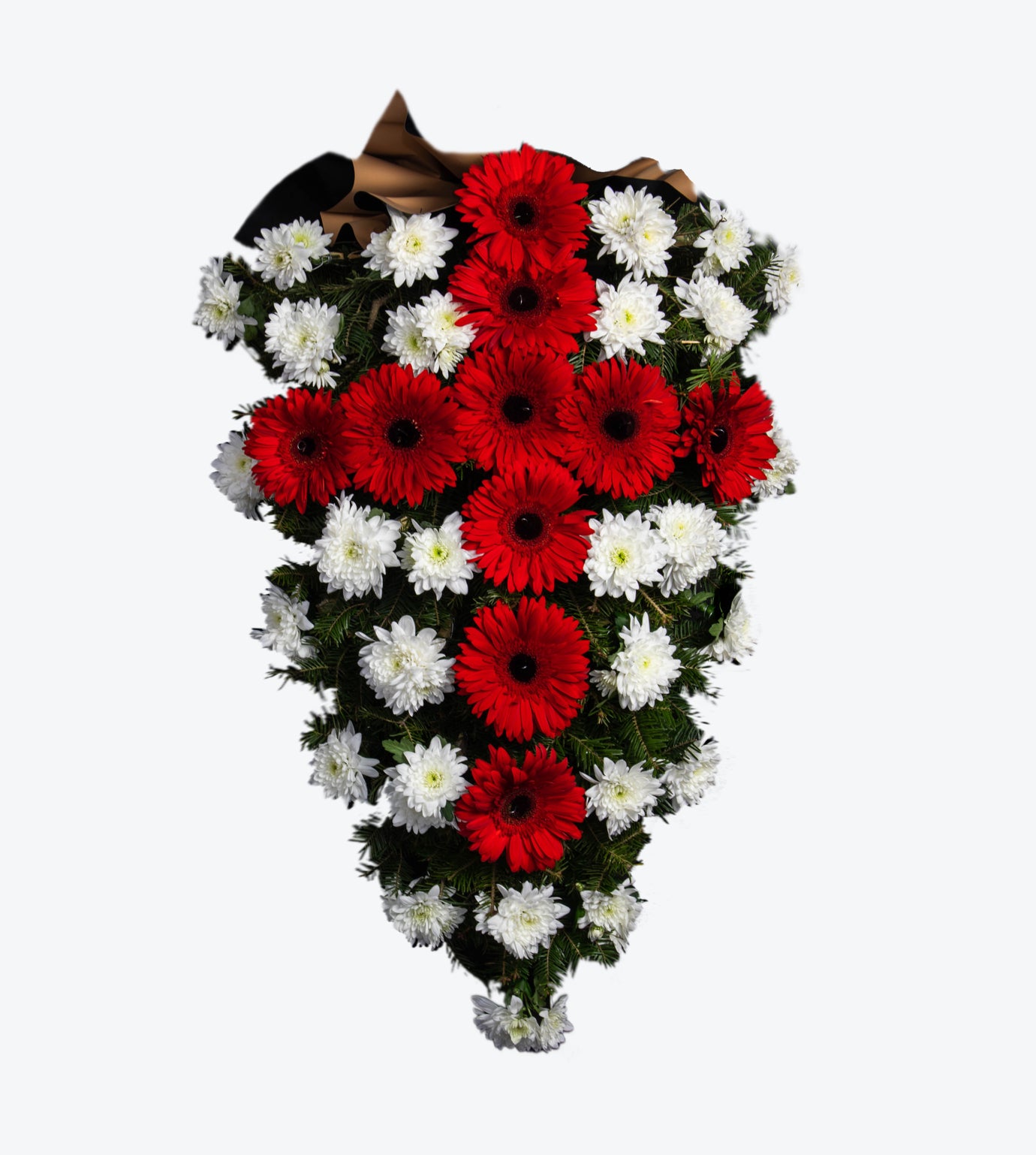 Jerba funerara cu crizantema si gerbera – Lila Garden