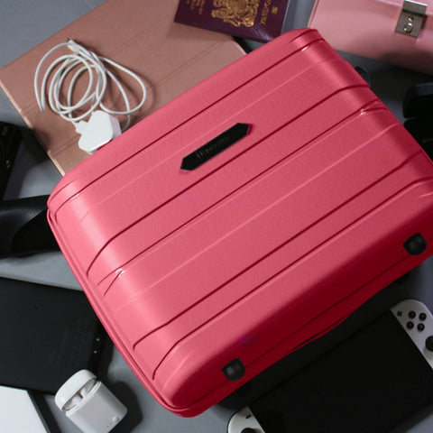 Pink Vanity Case Hand Luggage For Flying