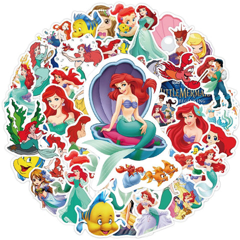 Little Mermaid 2023 Adult Stickers sold by Tired Clinician, SKU 41665486