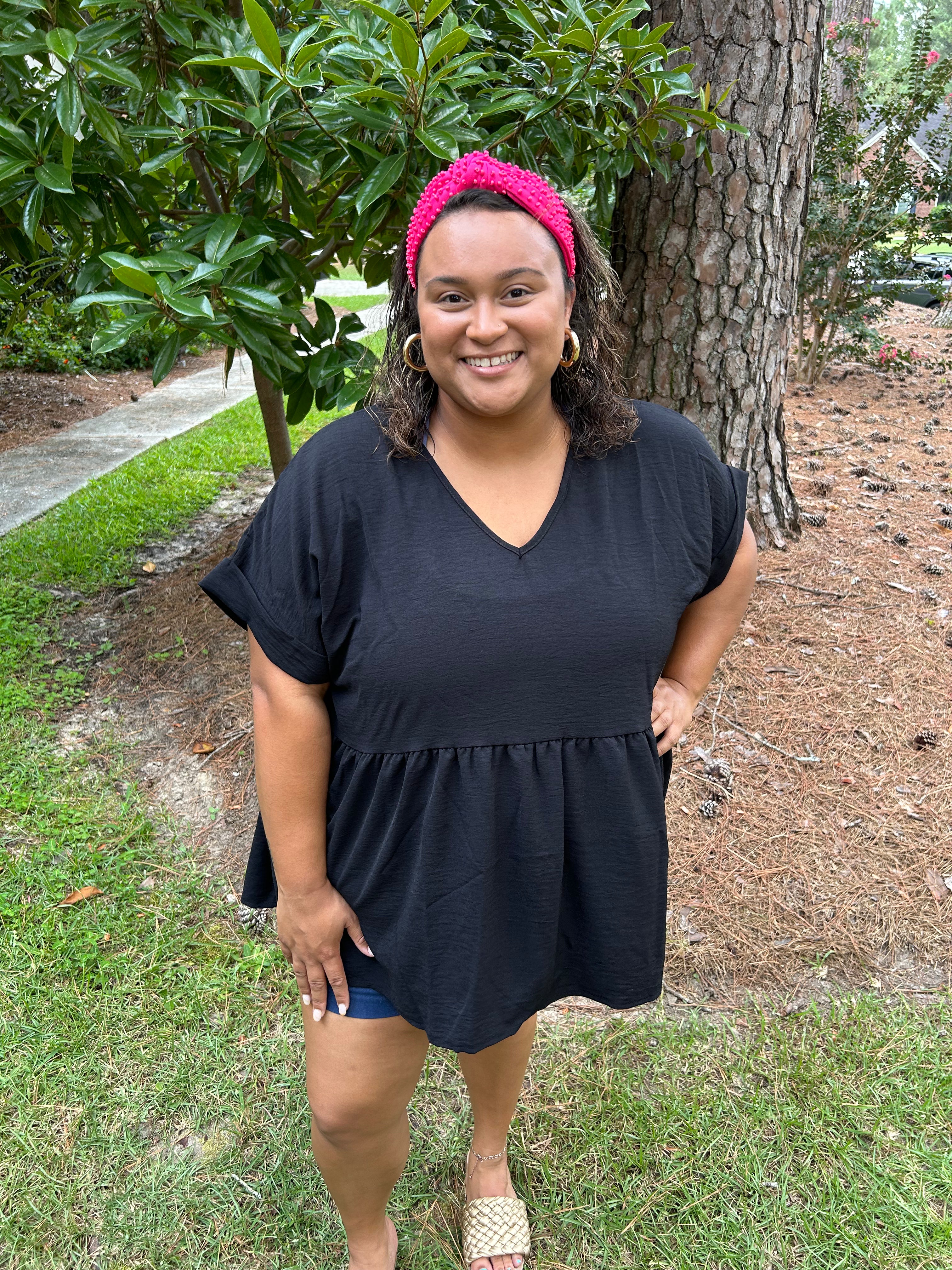 Peplum Basic Everyday Top