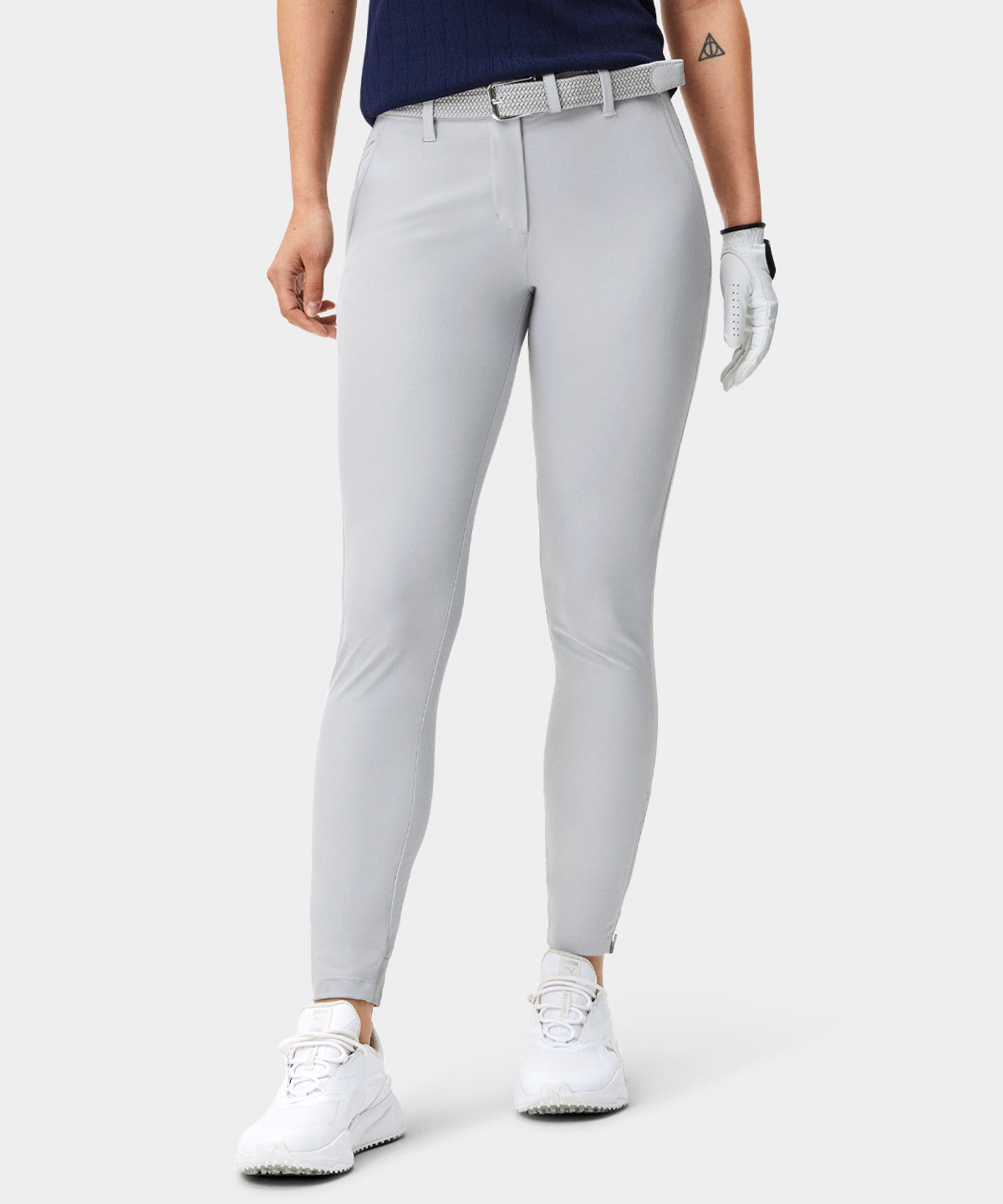 Jade Green Four-Way Stretch Jogger - Macade product image