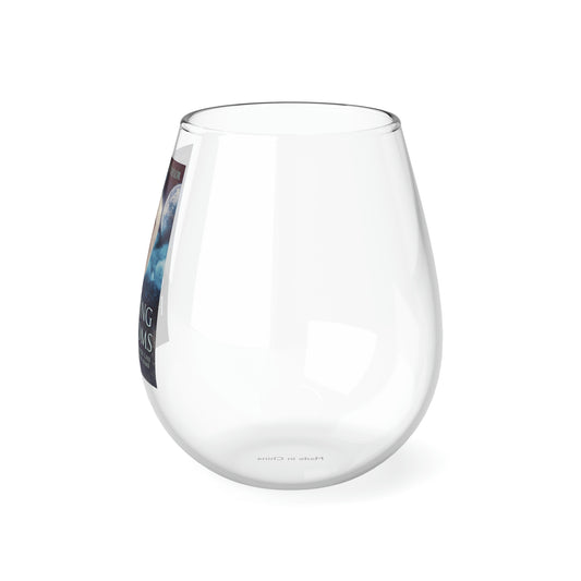 Small Town USA Stemless Wine Glass