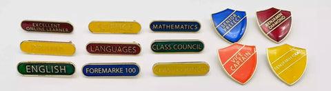 Badges scolaires-Royaume-Uni