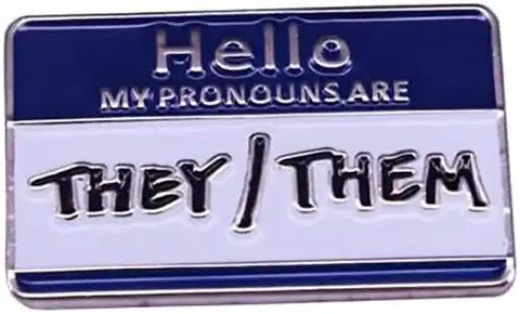 Pronomen-Namensschilder