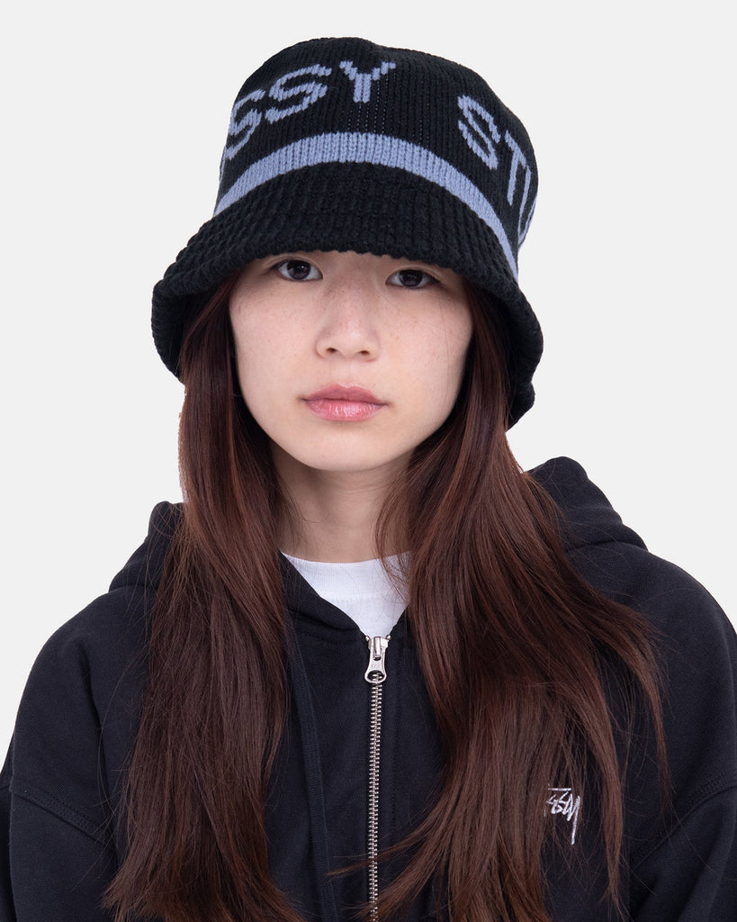 stussy JACQUARD KNIT BUCKET HAT S/M | uzcharmexpo.uz