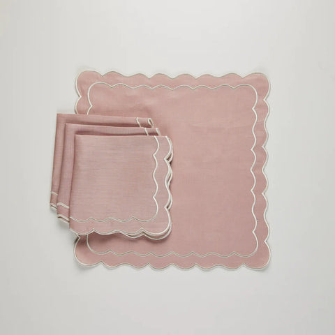 Scallop Blush Napkin