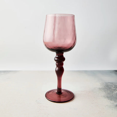 pink ruby wine glass decadent opulent