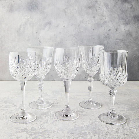 Vintage wine glasses