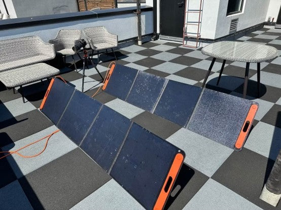 jackery 3000 pro combo outdoor solar array