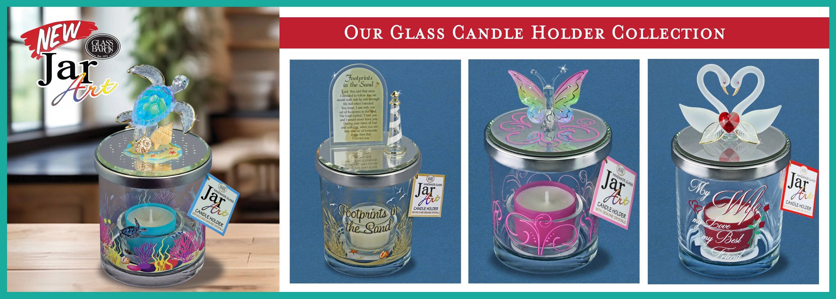 Shop Our Glass Candle Holder Collection