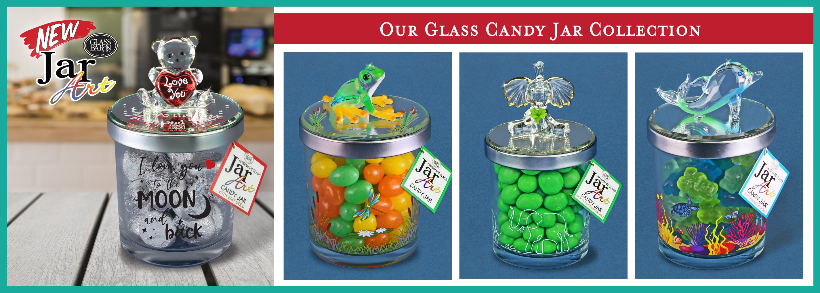 Shop Our Glass Candy Jar Collection