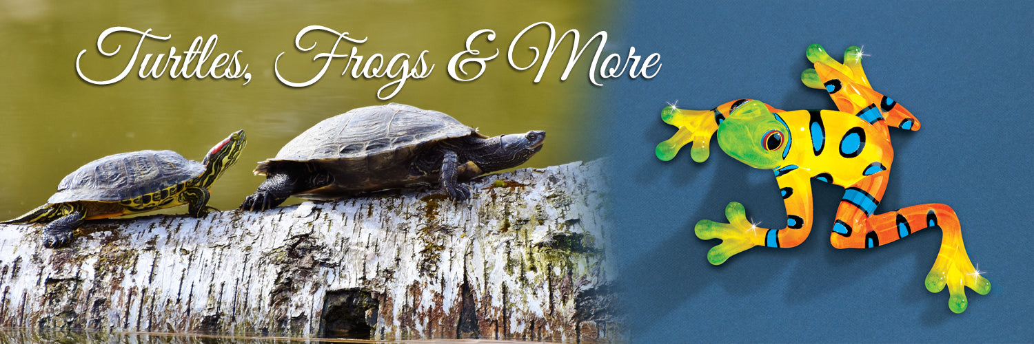 Shop handcrafted glass art frogs, lizards, and turtles.