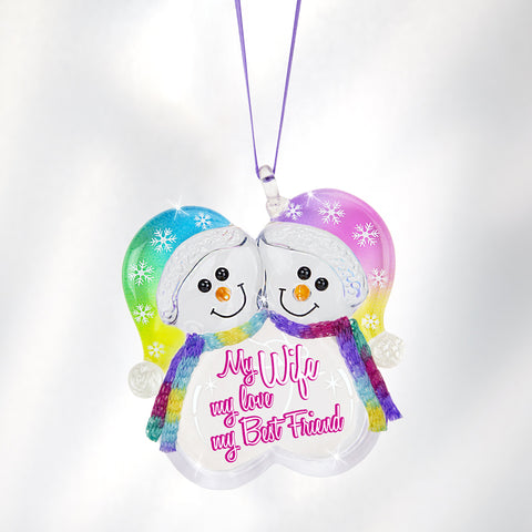 Snowman Friend Christmas Ornament SVG, Snowman Bra Christmas Ornament –  AllStarsDesign